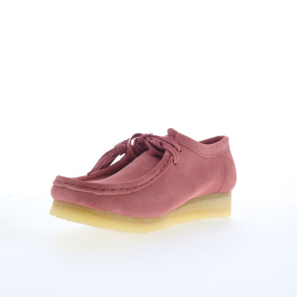 Clarks Womens Wallabee Pink Shoes (NWT) - Picture 4 of 7